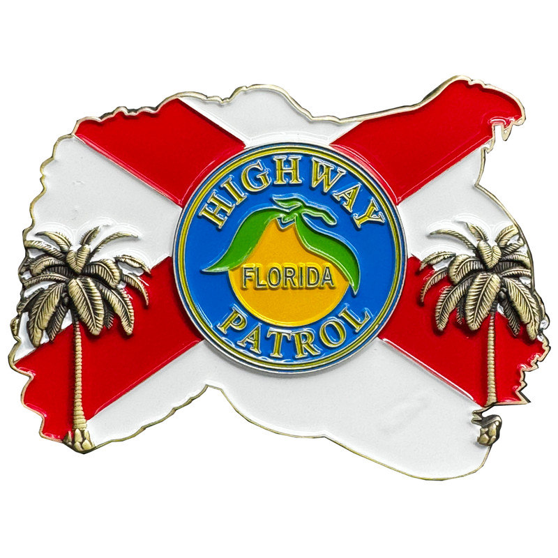 BL14-7 Florida Highway Patrol FHP State Trooper Challenge Coin Alligator Alcatra gallery