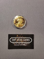 Christian Eagle Antique Gold Plated Challenge Coin – Isaiah 40:31