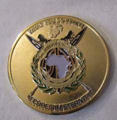 US Marine Corps Forces Africa 4th Division 25/2 SPMAGTF Challenge Coin