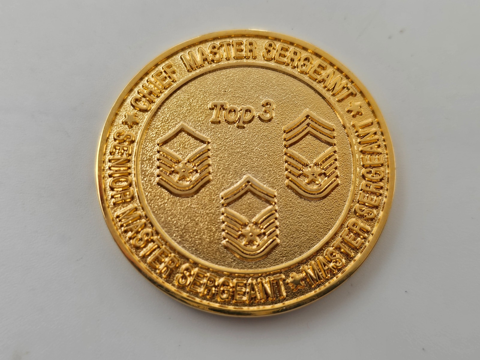 USAF United States Air Force Chief Master Sergeant KMC Top 3 Challenge Coin gallery