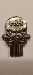 FBI Director Kash Patel Challenge Coin – Punisher Style – Reproduction