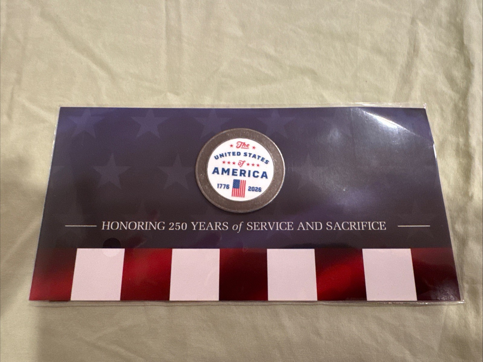 Wounded Warrior Project 250TH Anniversary Challenge Coin 1776-2026 NIP gallery