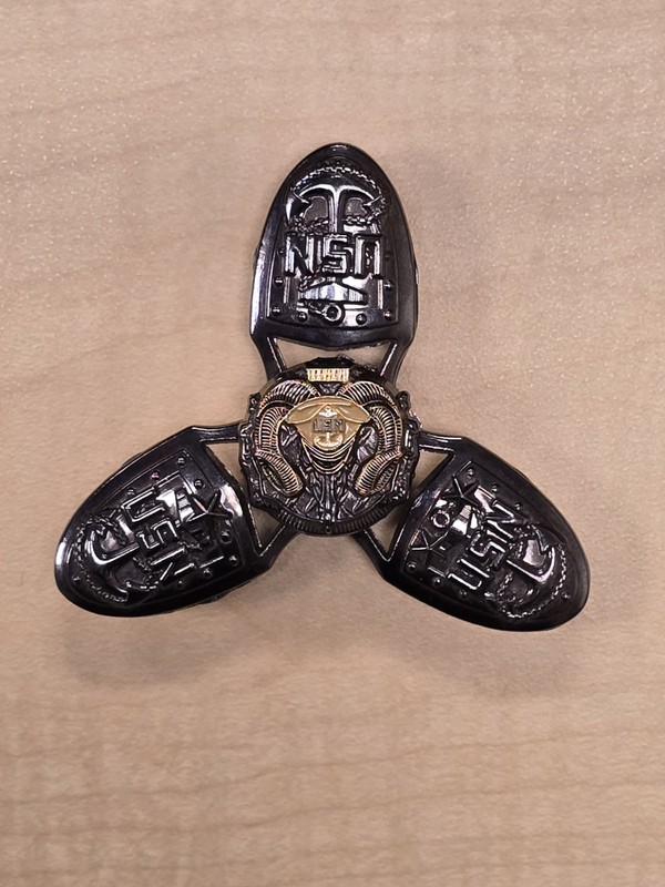 Naval Special Warfare Group 2 CPO Challenge Coin Spinner SEAL Teams NSWG-2 RARE! gallery