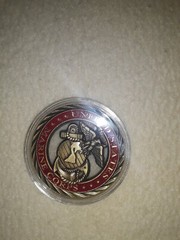 U.S. Marines, Core values, Challenge Coin, new in bag, silver dollar size