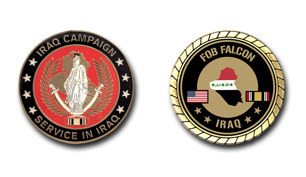 FOB Falcon Iraq Service Challenge Coin gallery
