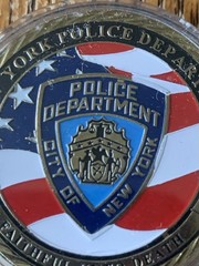 NYPD New York Police Challenge Coin Detective Agent HIDTA NARCO ATF DEA GANG NYC