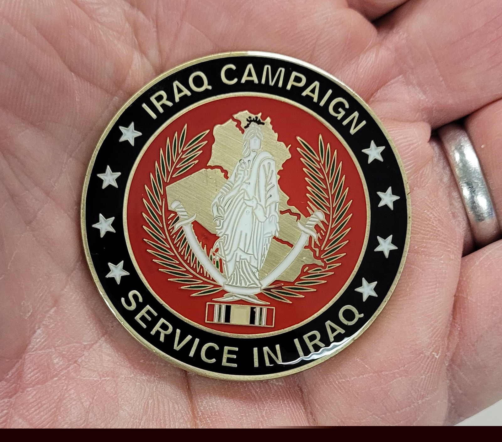 FOB Normandy Iraq Service Challenge Coin gallery