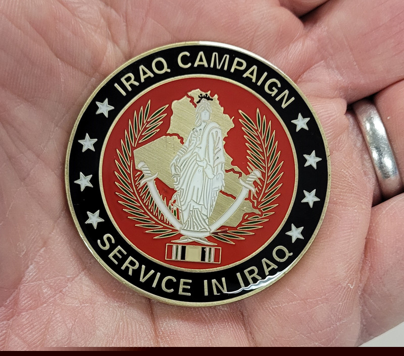 FOB Normandy Iraq Service Challenge Coin gallery