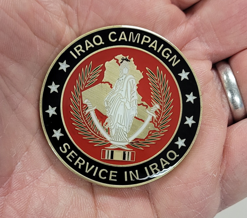 FOB Q West Iraq Service Challenge Coin gallery