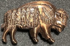 Rare HSI Oklahoma City Oklahoma Field Office Buffalo Challenge Coin