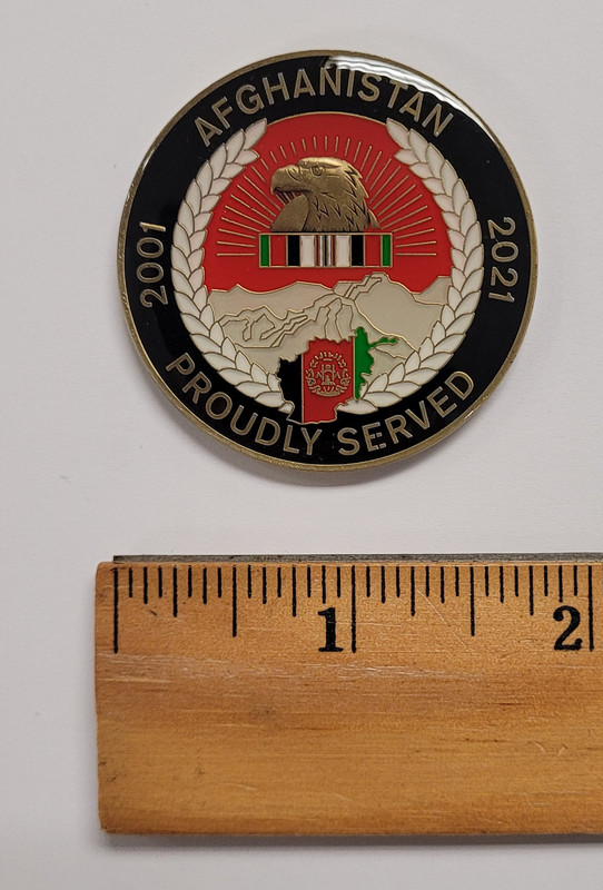 US Army Ordnance Corps Afghanistan Service Challenge Coin gallery