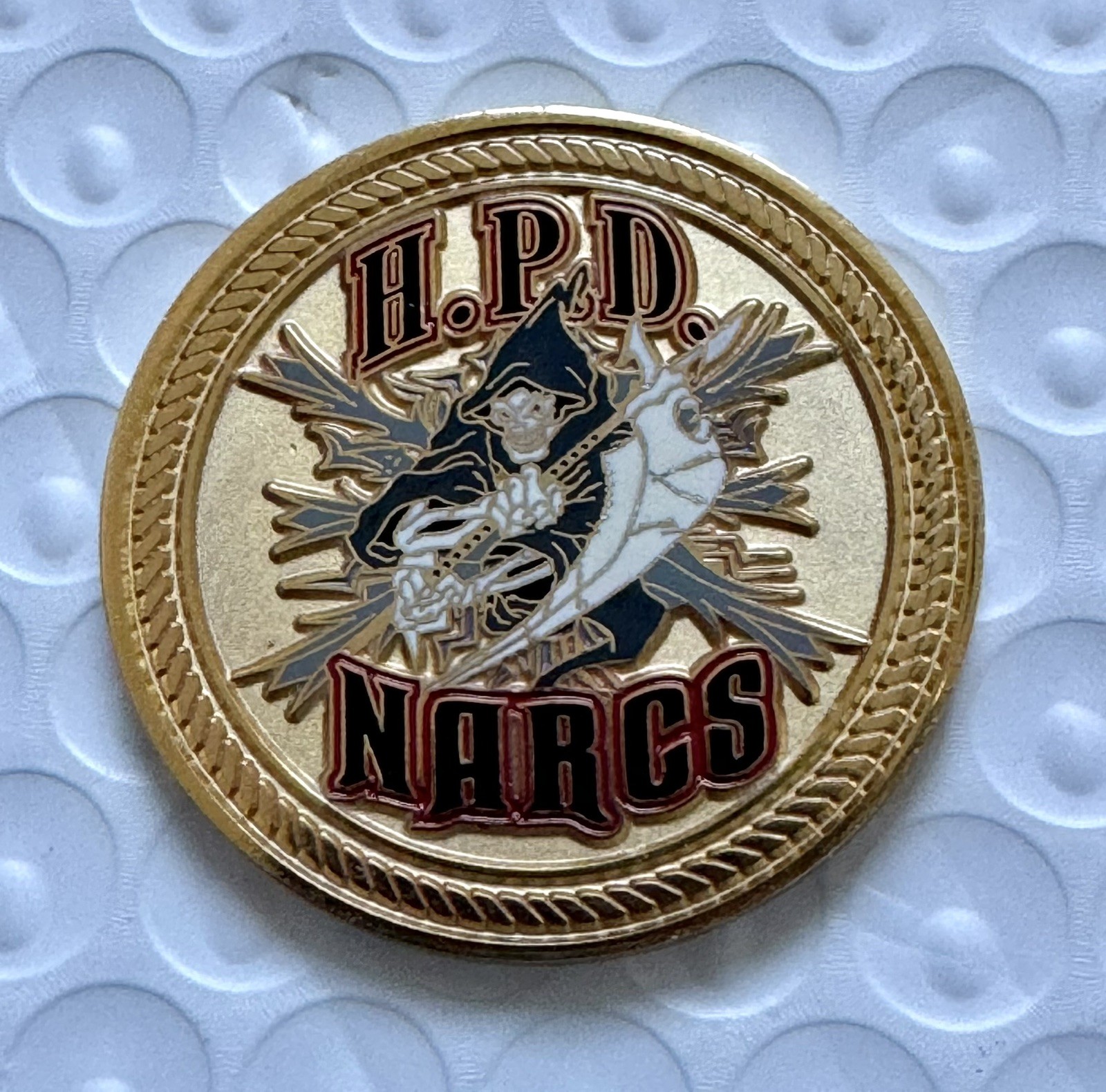 💥Houston Police Narcotics Coin Texas DEA ICE HSI FBI ATF CIA USMS USSS Gang gallery