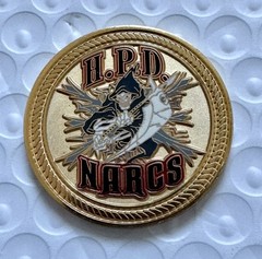💥Houston Police Narcotics Coin Texas DEA ICE HSI FBI ATF CIA USMS USSS Gang