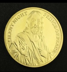 The Last Supper Collectible Golden Souvenir Coin Silent Night Collection Art