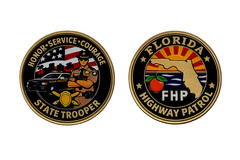 NEW FHP Florida Highway Patrol Challenge Coin. Made in USA