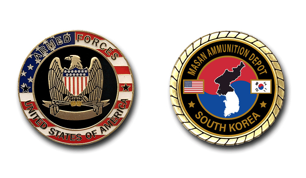 Masan Ammunition Depot South Korea Duty Station Challenge Coin gallery