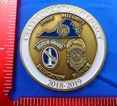 Challenge Coin 1-3/4″ American Legion 100 Year Anniversary 2019 Military, Police