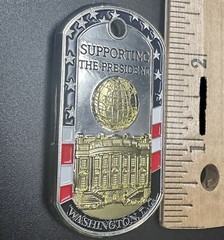 White House Communications Agency ‘Voice of the US President’ WHCA Dog Tag Coin