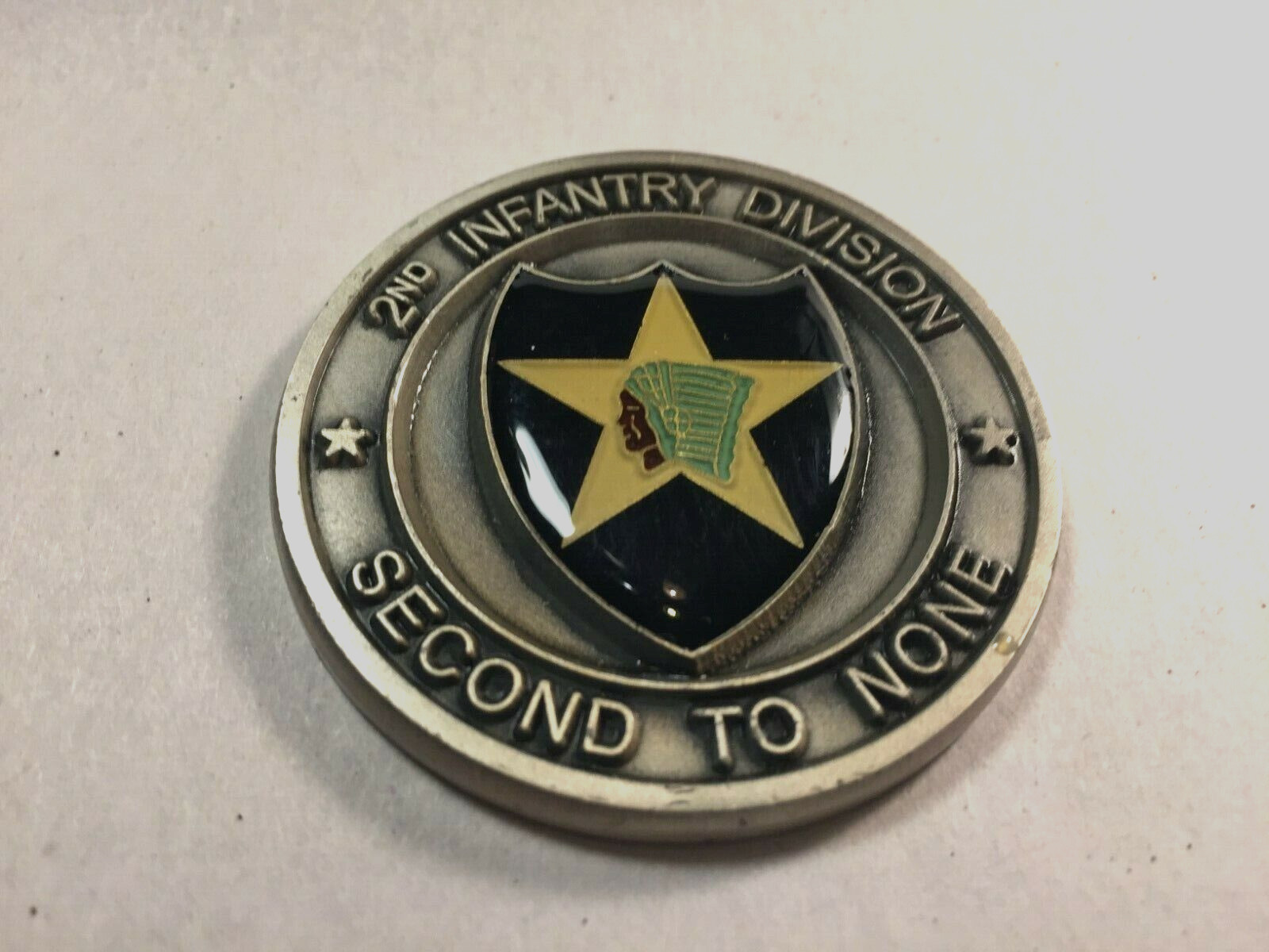 US Army 2nd Infantry Div. (Second to None) Challenge Coin gallery