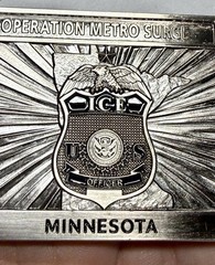 💥ICE ERO Minnesota Challenge Coin Silver Limited
