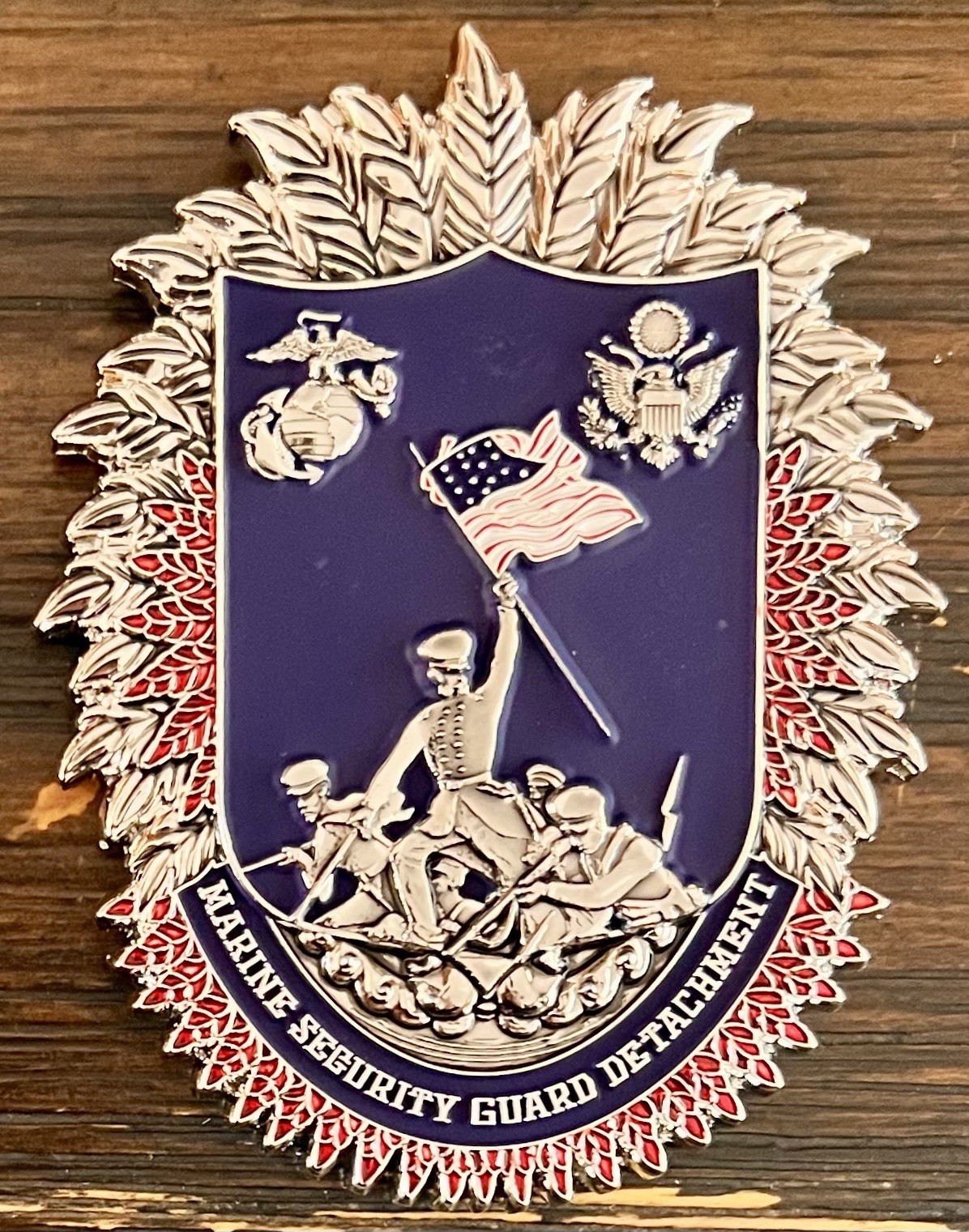 MSG Det Marine Security Guard Detachment Nuevo Laredo, Mexico Challenge Coin gallery