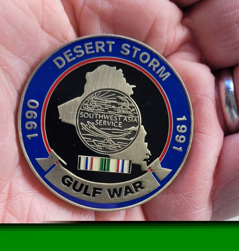 US Army Nurse Corps Desert Storm/Gulf War Challenge Coin gallery