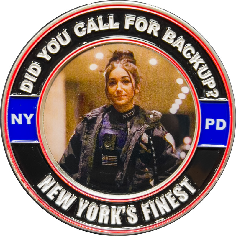 GL15-004 NYPD Lap Dance in the Line of Booty Police Challenge Coin gallery