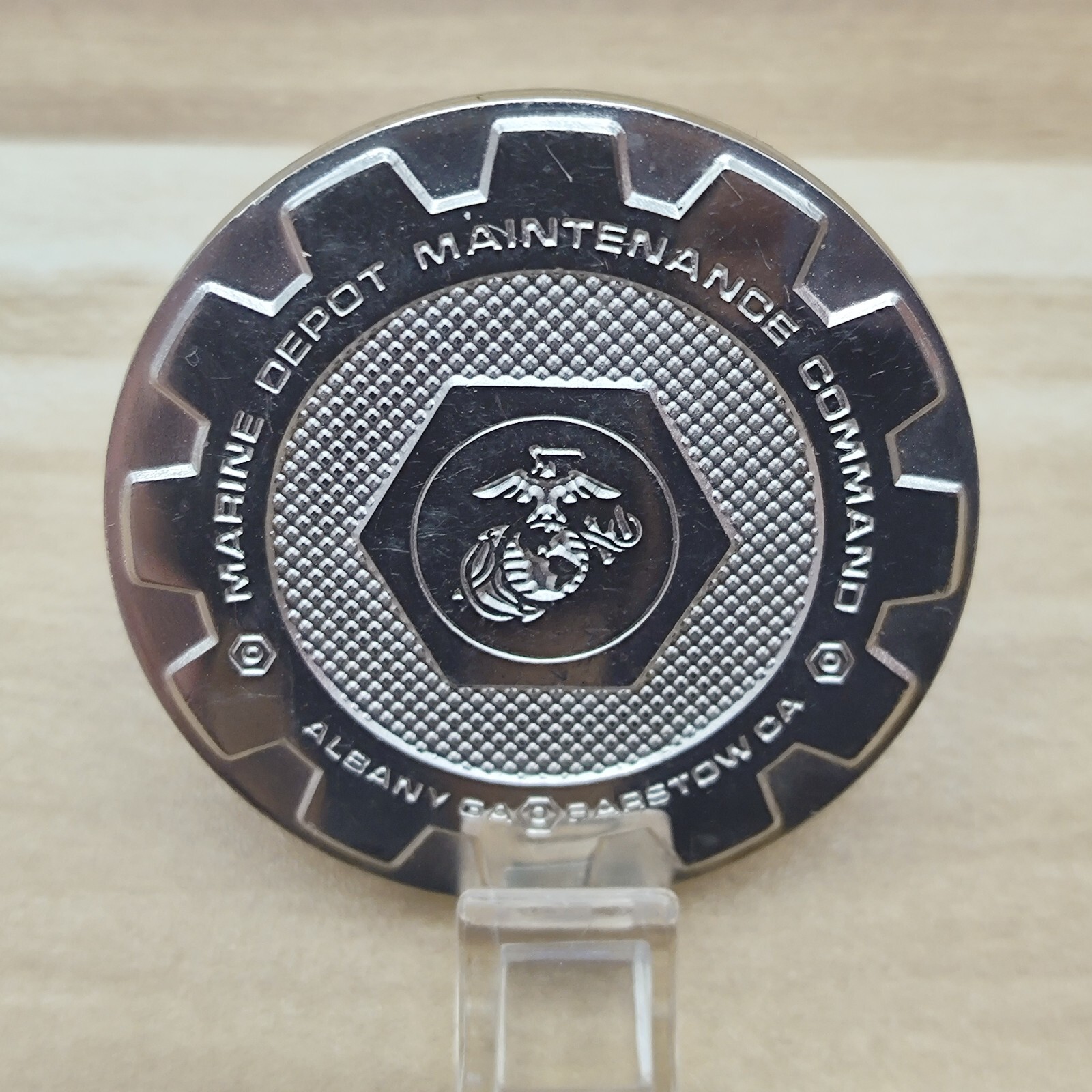 Marine Depot Maintenance Command Challenge Coin gallery