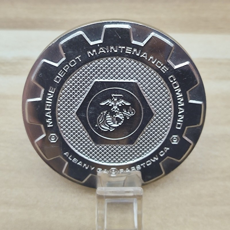 Marine Depot Maintenance Command Challenge Coin gallery