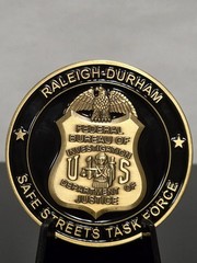 🔥RARE🔥FBI SSTF RALEIGH SAFE STREETS TASK FORCE CHALLENGE COIN