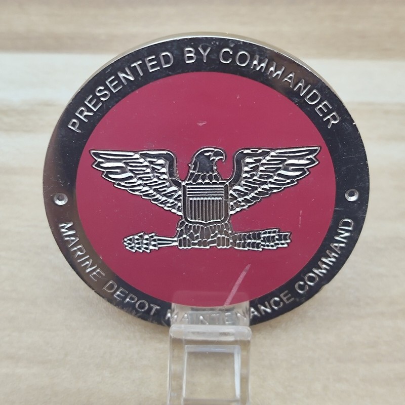 Marine Depot Maintenance Command Challenge Coin gallery