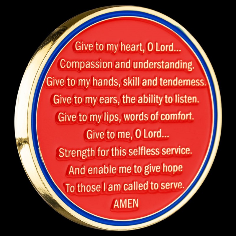 Registered Nurse RN Gold Prayer Coin gallery