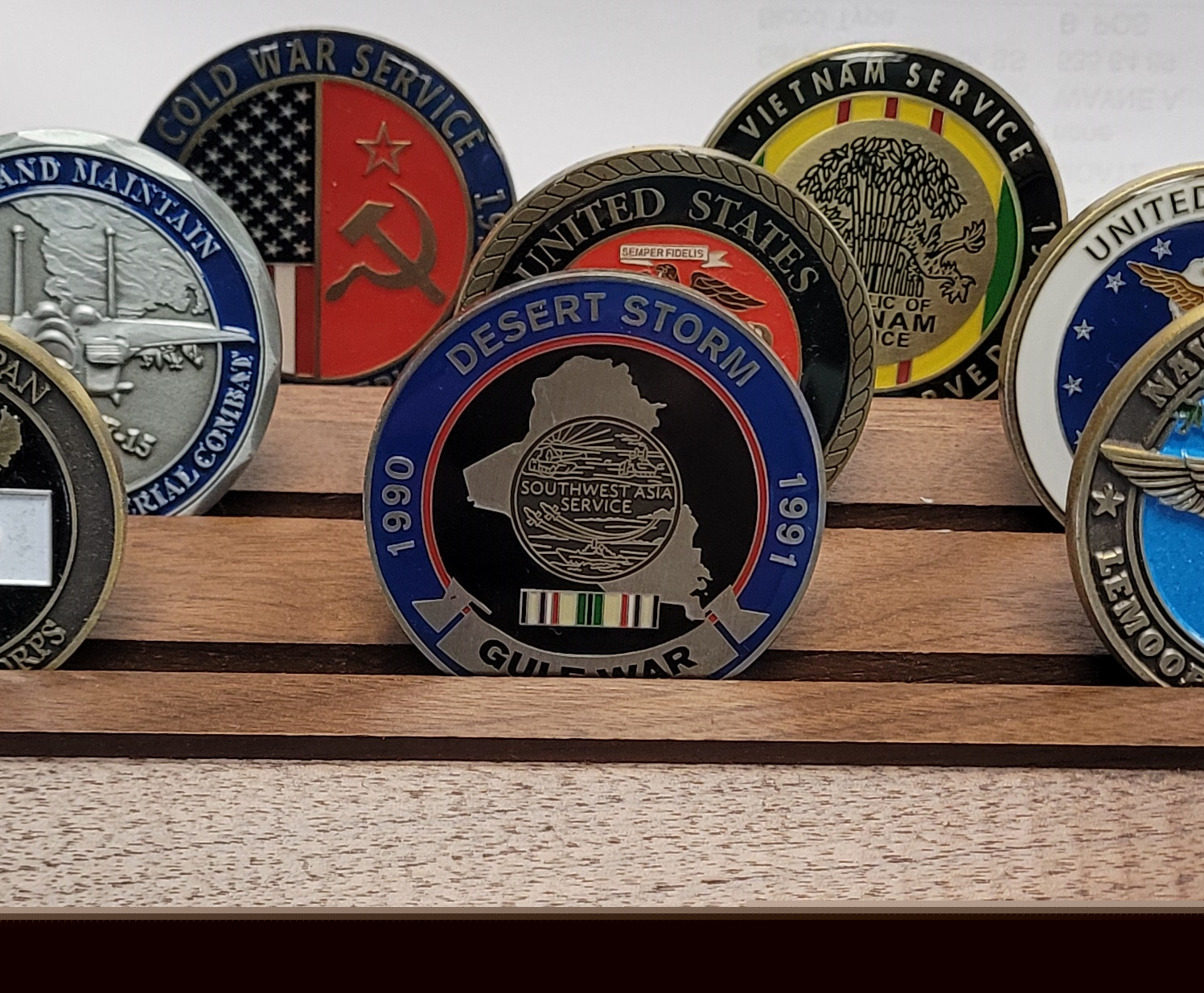 US Army Nurse Corps Desert Storm/Gulf War Challenge Coin gallery