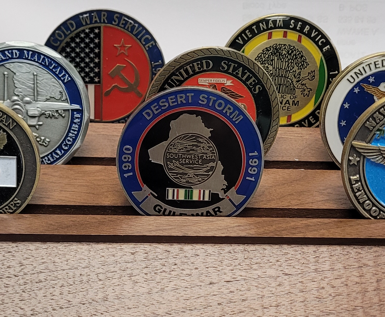 US Army Psychological Operations Desert Storm/Gulf War Challenge Coin gallery