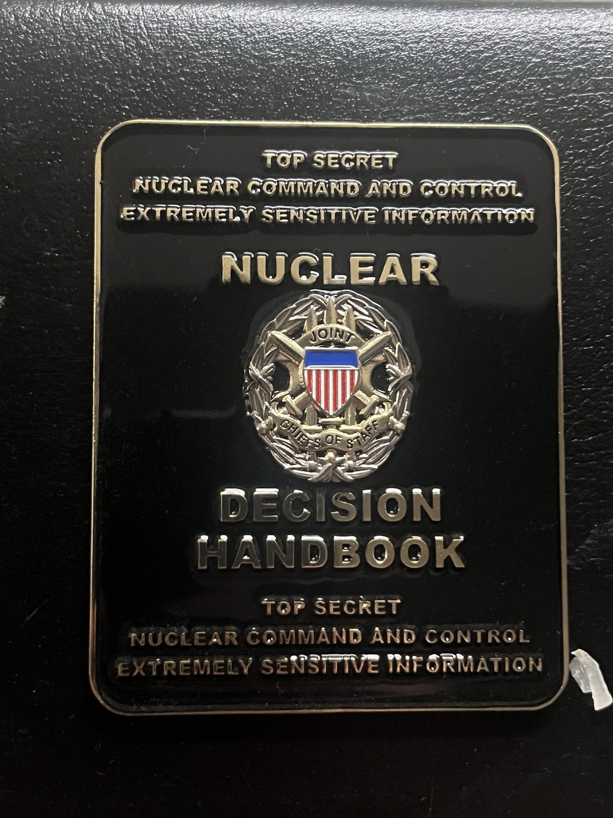Joint Chiefs Of Staff Nuclear Decision Handbook Top Secret Challenge Coin RARE gallery