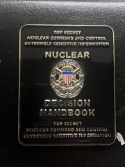 Joint Chiefs Of Staff Nuclear Decision Handbook Top Secret Challenge Coin RARE