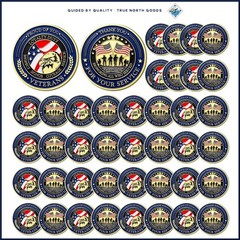Perfect Father’s Day Gift: 40-Piece Military Challenge Coins Collection