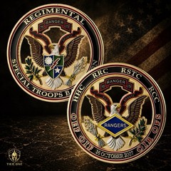 75th Ranger Regiment RSTB Challenge Coin Regimental Special Troops Battalion