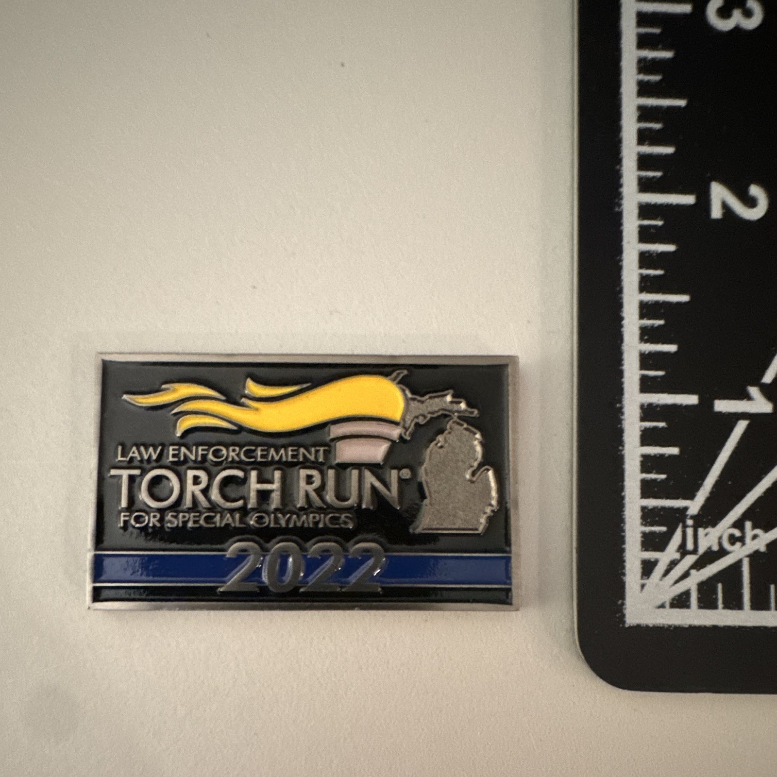 Law Enforcement Torch Run Special Olympics 2022 w/ USA Flag gallery