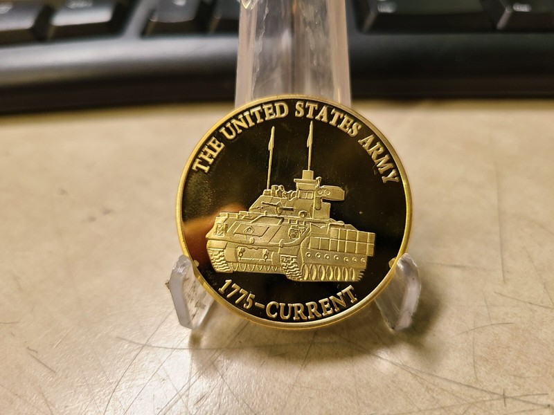 The United States Army 1175 Current Follow Me Challenge Coin gallery