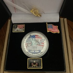 United States 250 Anniversary Challenger Coin Commemorative Collectible 1 pc