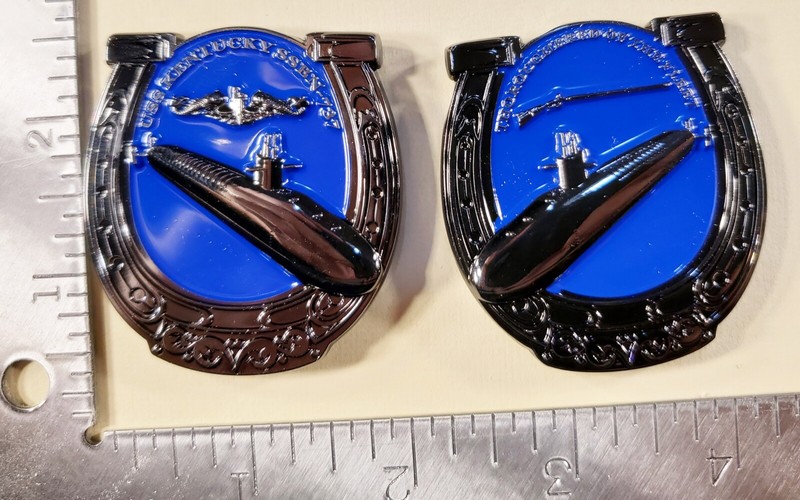 USS Kentucky SSBN-737 Submarine challenge Coin US Navy Challenge Coin 2.0" 129 gallery