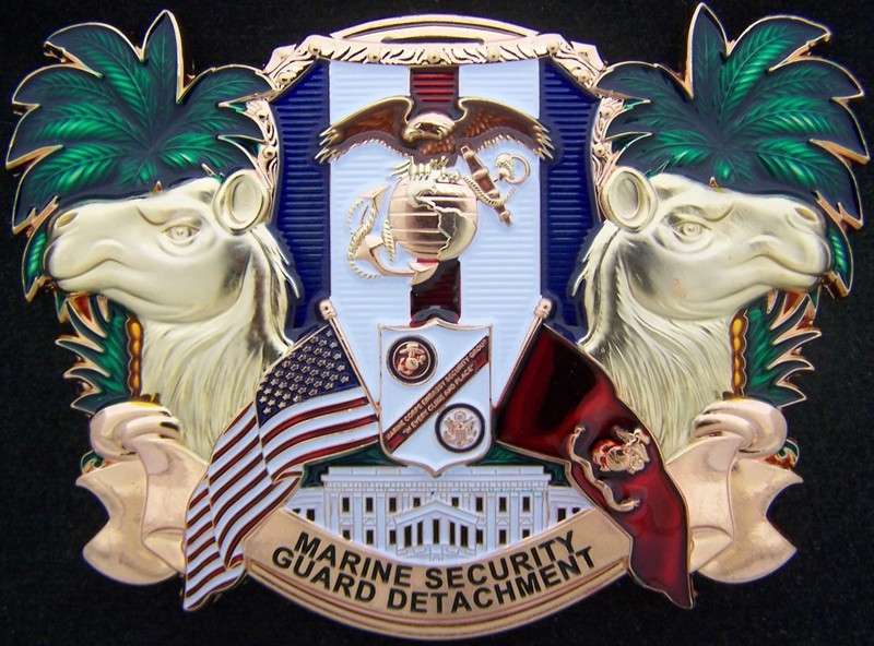 Marine Security Guard Detachment MSG Kuwait City Challenge Coin gallery