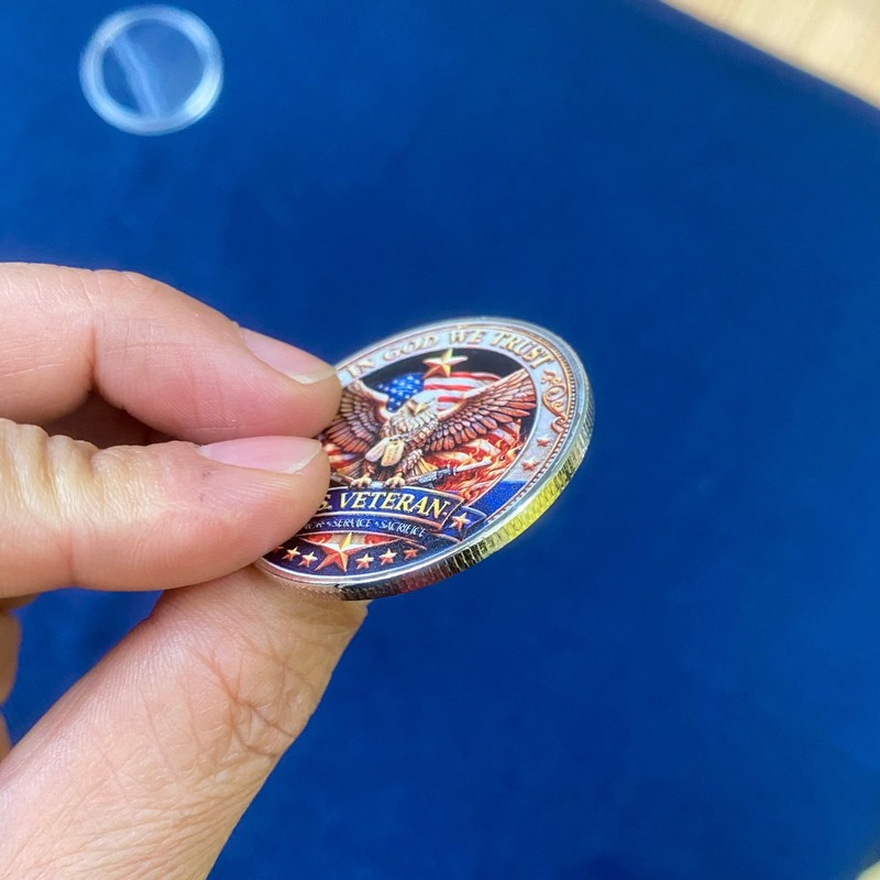250 Years Freedom US Veteran Christian Challenge Coin 1776-2026 Patriotic Gift gallery