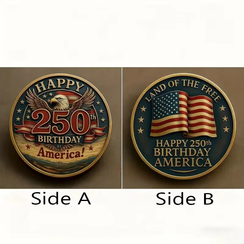 United States 250 Anniversary Coin Commemorative US 1-pc L gallery