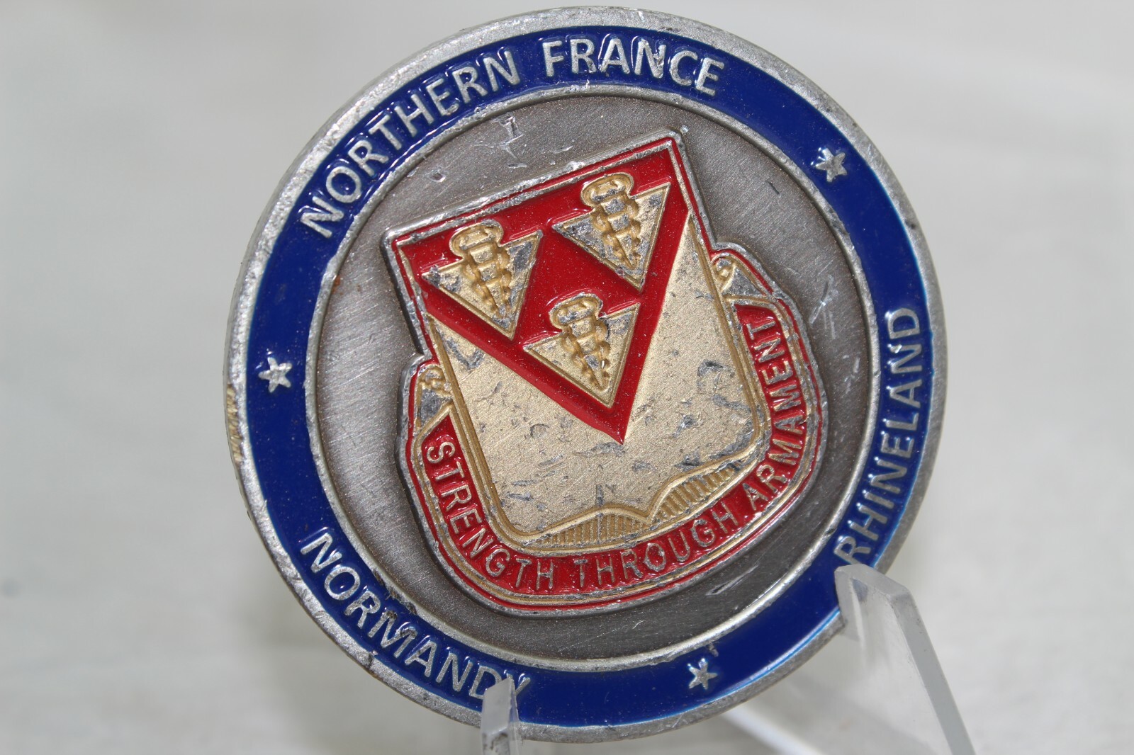 Ordnance Corps U.S.A. 411th Ordnance Battalion(AMMO) Challenge Coin gallery