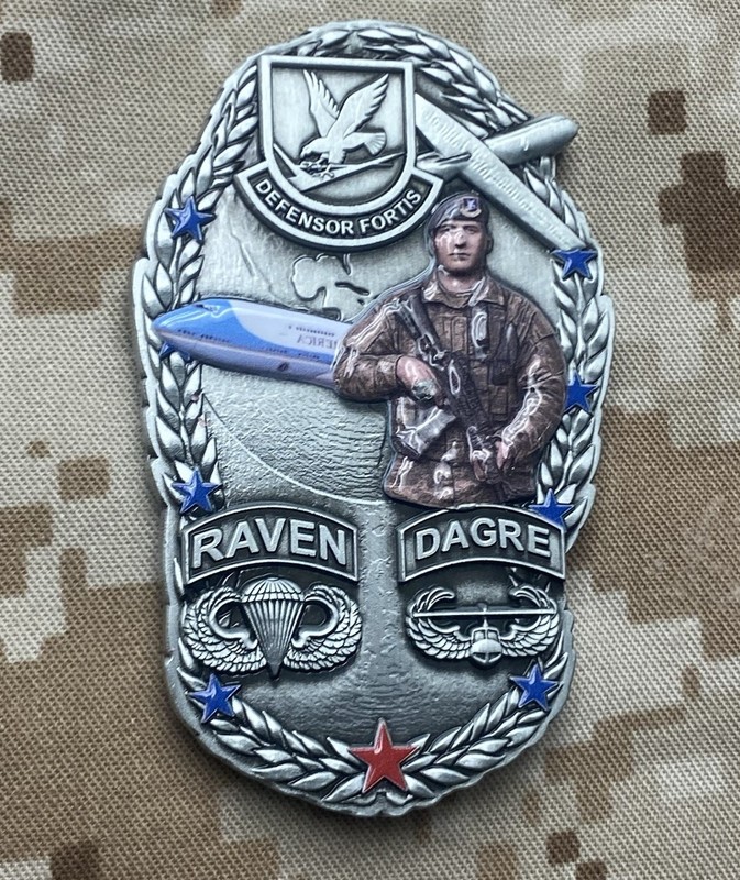 Air Force One RAVEN Security Forces Military SOF Police AF-1 Challenge Coin K9 gallery