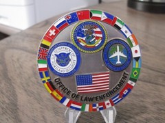 FAM FAMS TSA Federal Air Marshal Office of Law Enforcement Challenge Coin #9