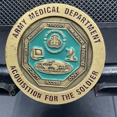 U.S. Army Medical Department Challenge Coin Military Collectible Souvenir