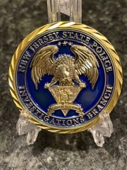 New Jersey State Police Intel + Criminal Enterprise  Challenge Coins